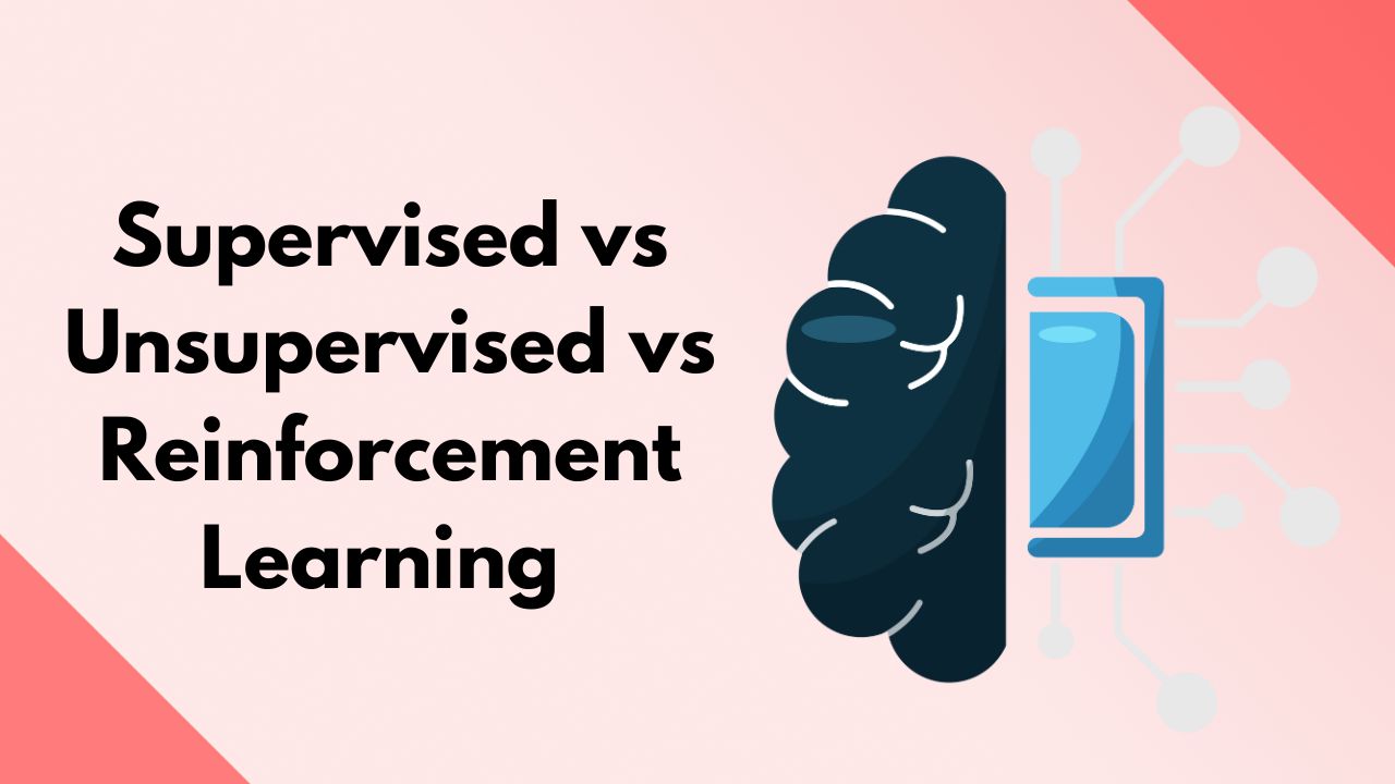 Supervised vs Unsupervised vs Reinforcement Learning